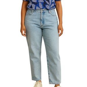 Eloquii Blue Wide Leg Jeans Size 26